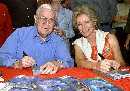 Director Robert Wise and actress Charmian Carr sign copies of the 35th Anniversary DVD and video release of "The Sound of Music," at Dave's Laser in Studio City, Calif., Sunday, Sept. 10, 2000.