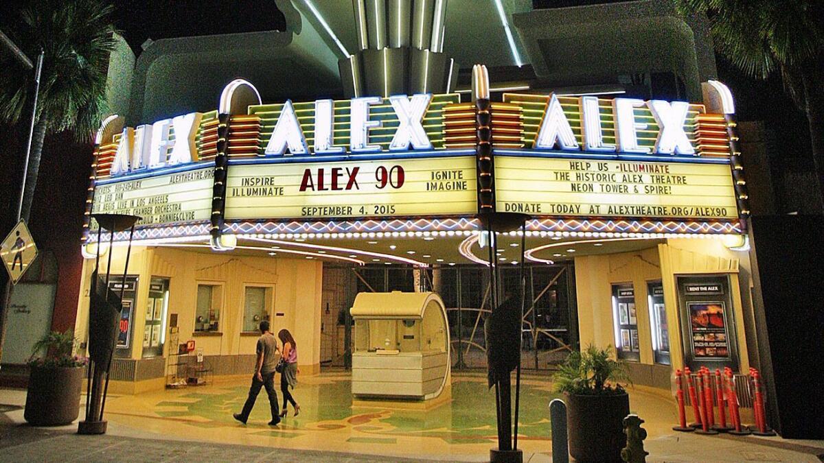 The Alex Theatre in Glendale. (Tim Berger / Glendale News-Press)