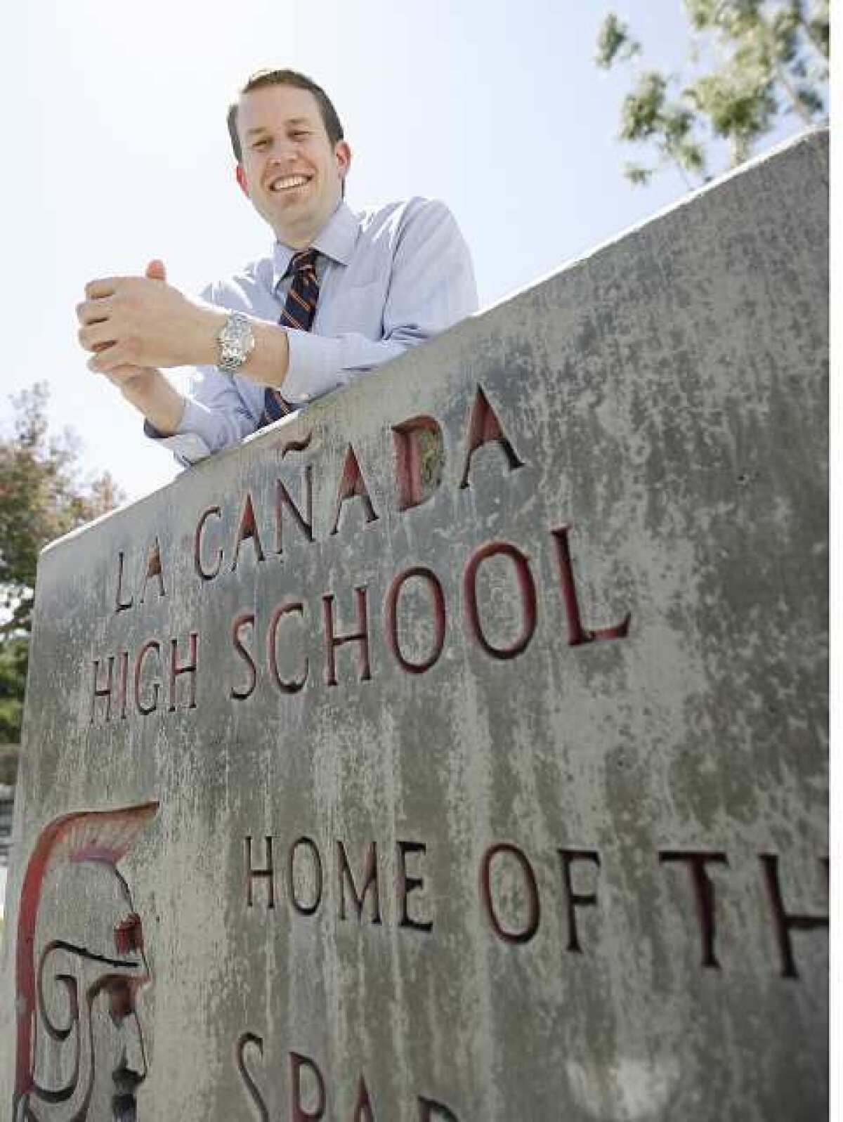 New La Canada High School Principal Ian McFeat.