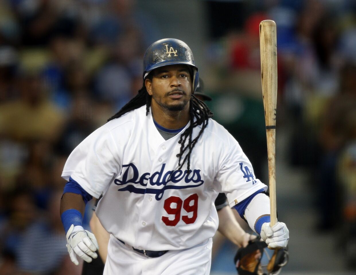 Dodgers slugger Manny Ramirez was suspended 50 games in May 2009 for violating baseball's drug policy. While with the Tampa Bay Rays in 2011, Ramirez avoided a 100-game suspension when he abruptly retired following another drug policy violation.
