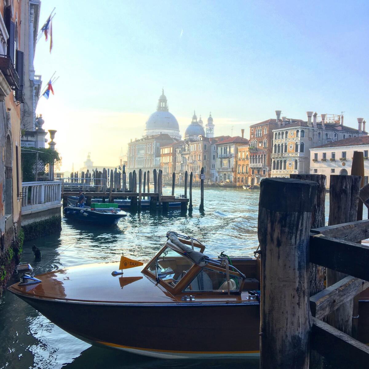 Venice, Italy | Zac Reeder, Agoura HillsReeder and his family in July were waiting for a water taxi to the airport when this view of Venice appeared. He grabbed it with his iPhone 6 plus. The haze in the distance, he said, “gives it an old-time, painterly look to me.”