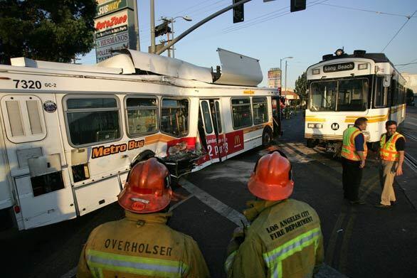 Metro Blue Line / bus crash