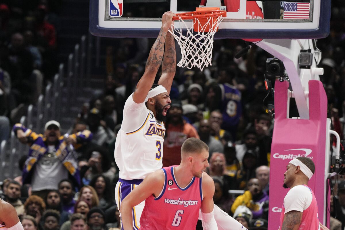 With 99 points in 2 games, Lakers' Anthony Davis on big roll The San