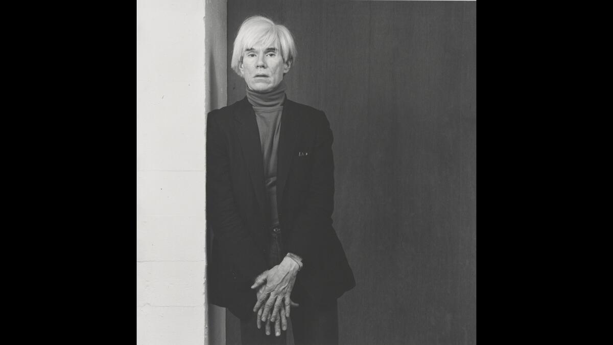 "Andy Warhol," 1983. Gelatin silver print.