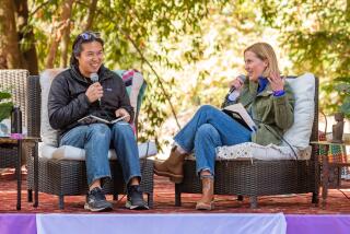 Nicole Elliott(right), Governor Newsom's cannabis advisor and his appointee to run the Department of Cannabis Control, speaks at a cannabis growers gathering in 2019.