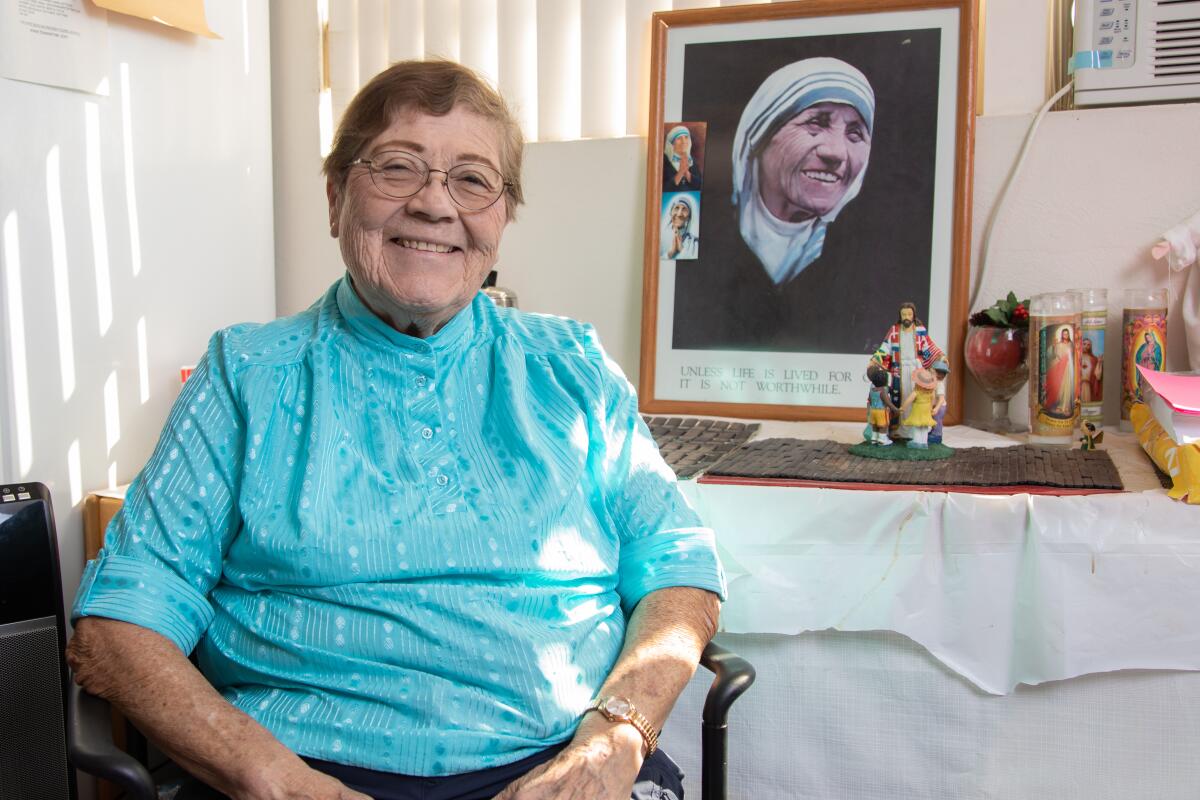  Sister Margaret Castro on Wednesday, Oct. 13, 2021 in San Diego.