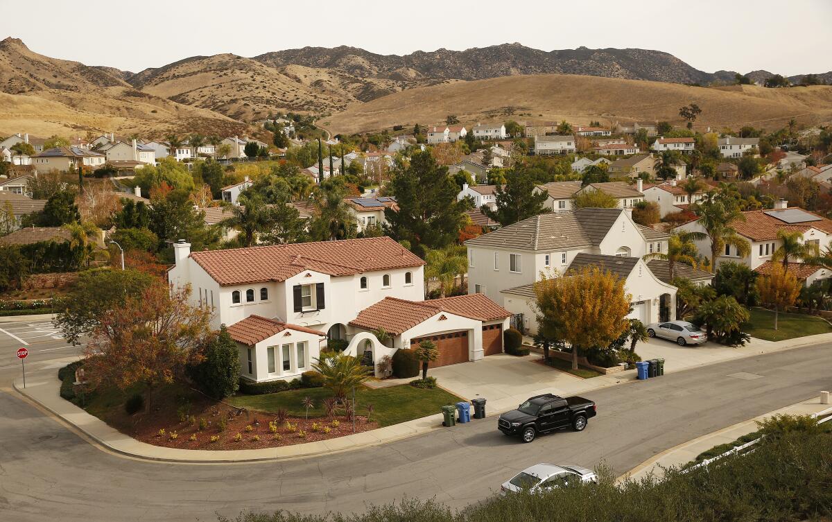 Silverthorne neighborhood in Simi Valley