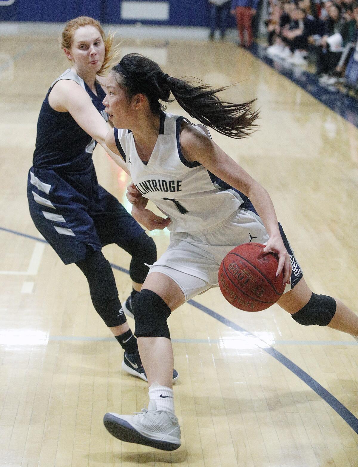 Flintridge Prep's Kaitlyn Chen averaged 18.9 points per game this season en route to being named the Prep League's Most Valuable Player for the third season in a row.