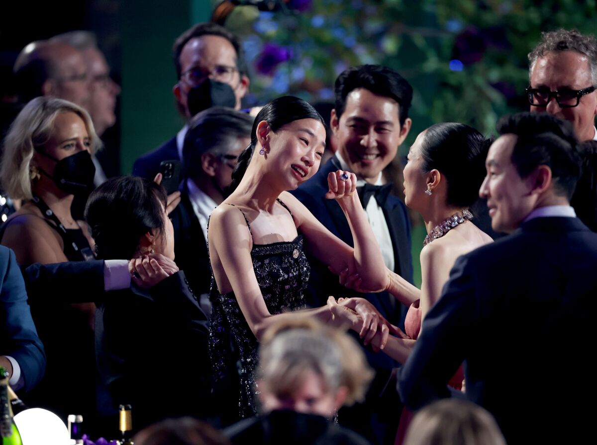 Jung Ho-yeon at the 28th Screen Actors Guild Awards.