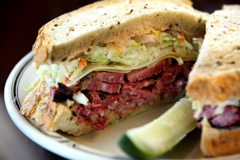 The No. 19 pastrami sandwich at Langer's.