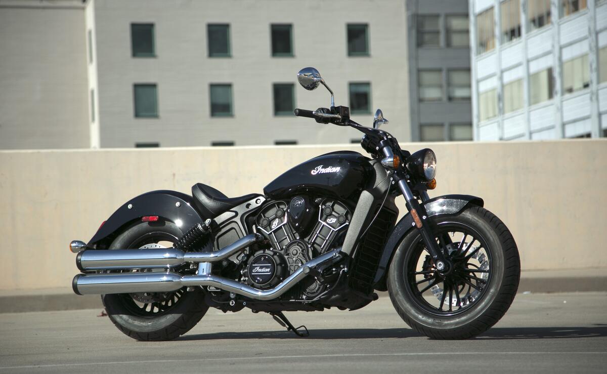 Indian Motorcycle has added a smaller version of its popular Scout -- the Scout Sixty, taking direct aim at Harley-Davidson's Iron 883s and trying to lure newer riders to the sport.