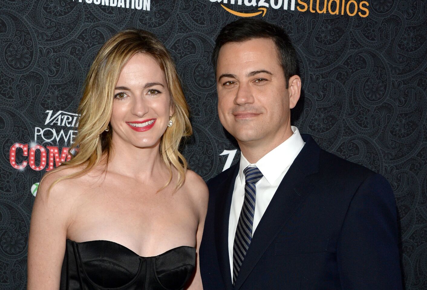 Jimmy Kimmel and wife Molly McNearney welcomed their first child together, a girl named Jane. The pair, who chose not to find out the sex of the baby before delivery, began dating in 2009 and tied the knot in July 2013.