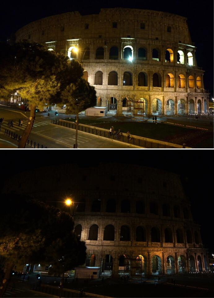 Earth Hour in Italy