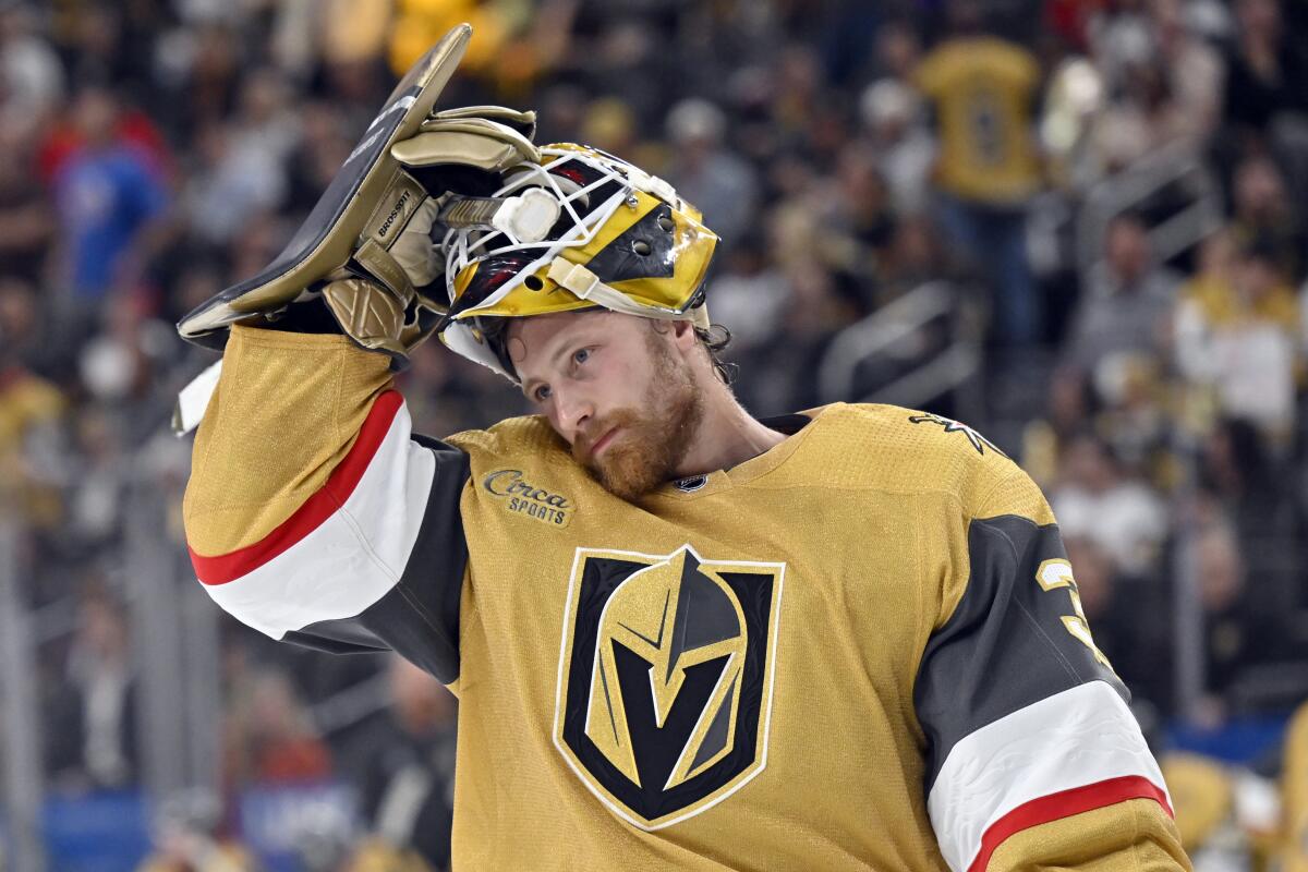 Golden Knights goalies expected to be healthy for next season