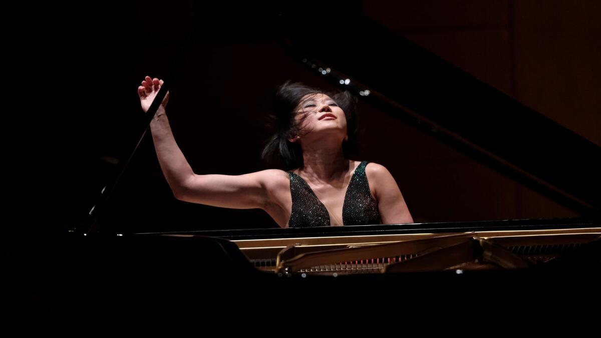 Pianist Yuja Wang plays the last two of Bartók's piano concertos at Walt Disney Concert Hall.
