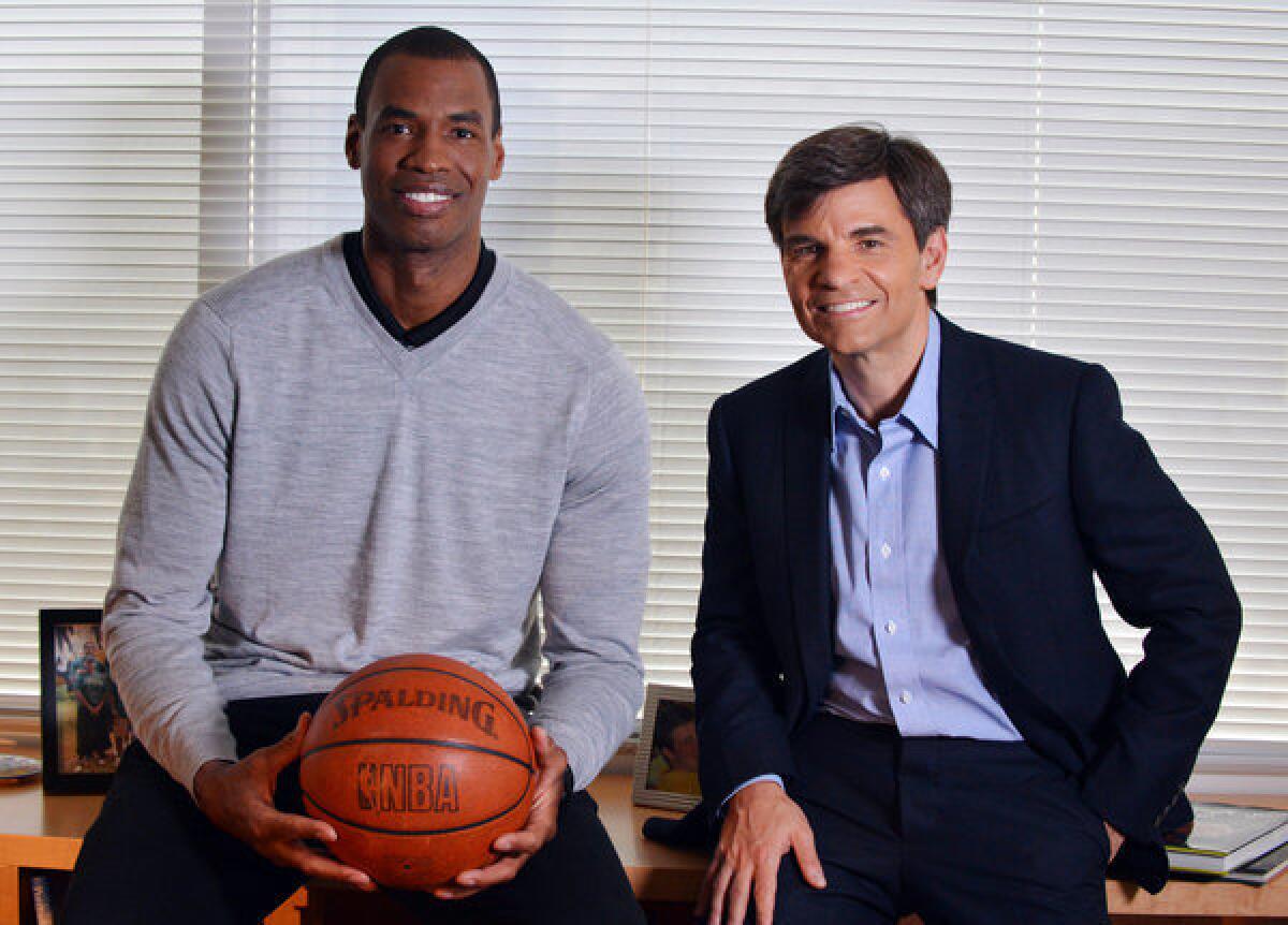 NBA center Jason Collins spoke with George Stephanopoulos on "Good Morning America" on Tuesday about his decision to reveal to the public that he is a gay man.