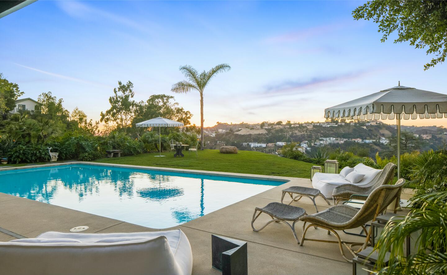 The backyard.