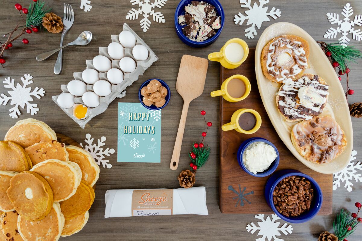 Pancake holiday brunch kit from Snooze