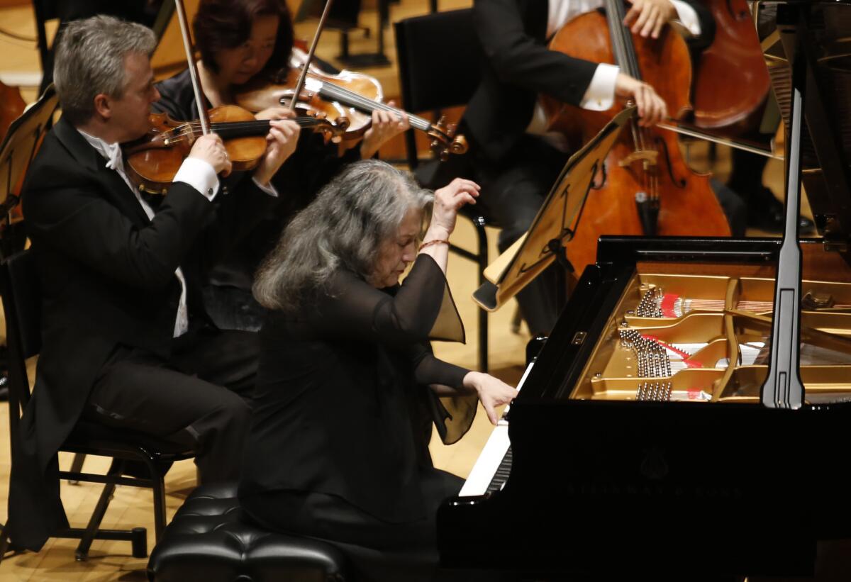 Martha Argerich plays Schumann's Piano Concerto with the Los Angeles Philharmonic.