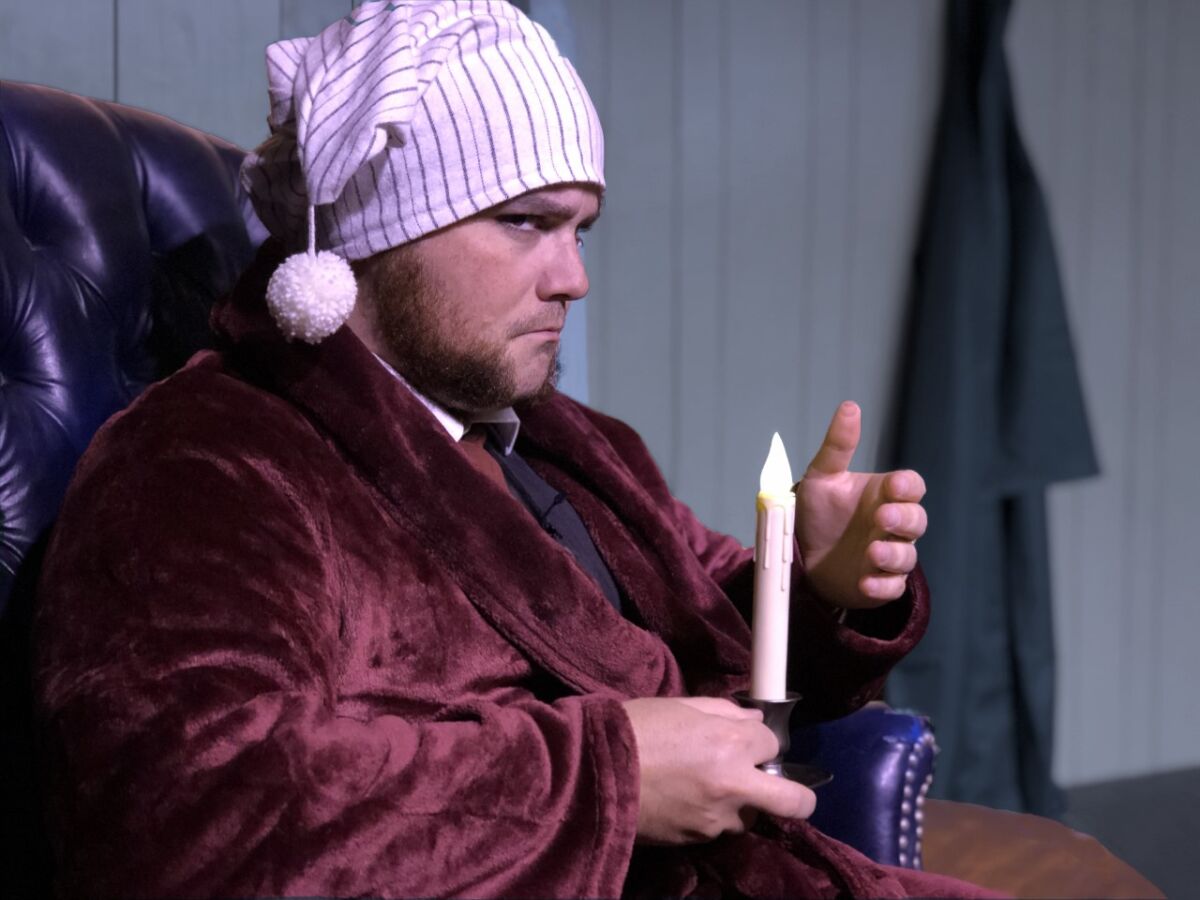 Gus Krieger's one-man version of "Carol" will play in Mammoth Lakes through December.
