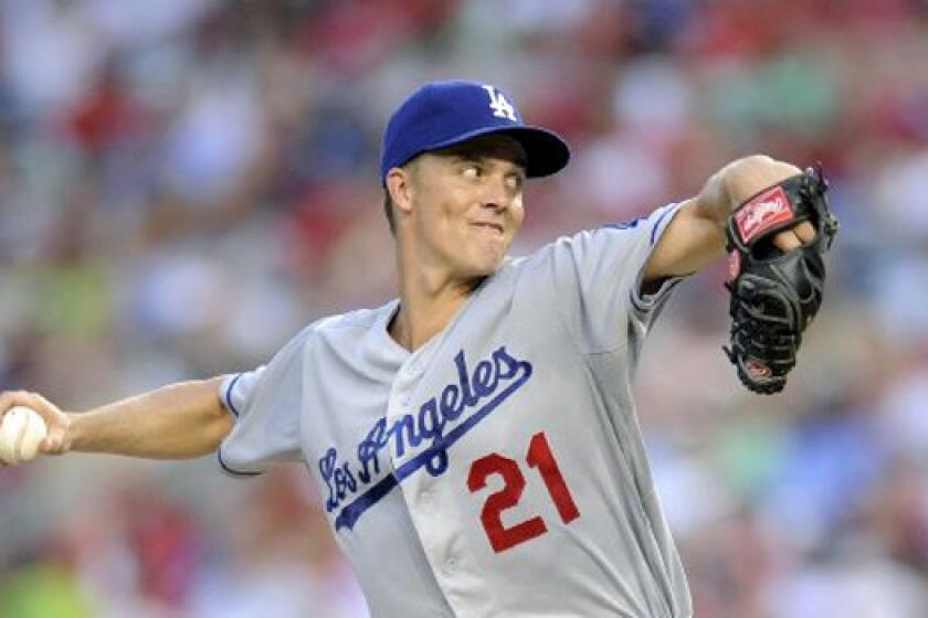 Zack Greinke gave up seven hits and one run over six innings while striking out three batters as the Dodgers went on to victory over the Washington Nationals, 3-1, in 10 innings.