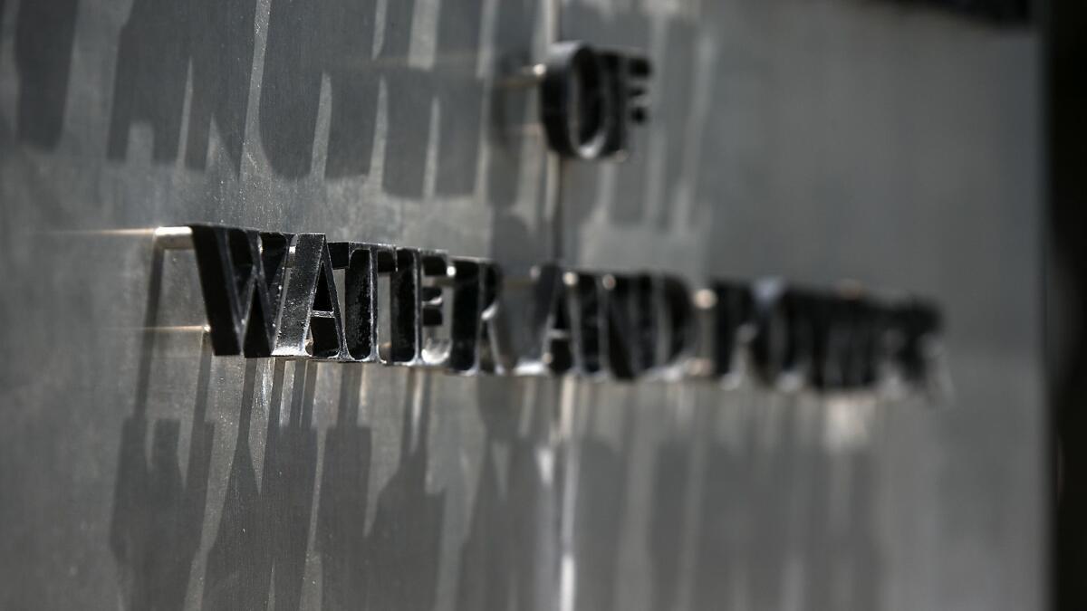 The Los Angeles Department of Water and Power (DWP) building.