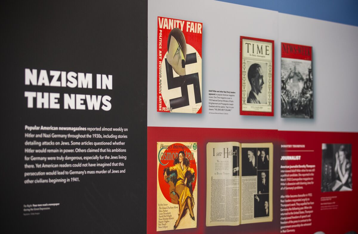 UC Irvine is hosting a traveling exhibition called "Americans and the Holocaust," at the Langson Library.