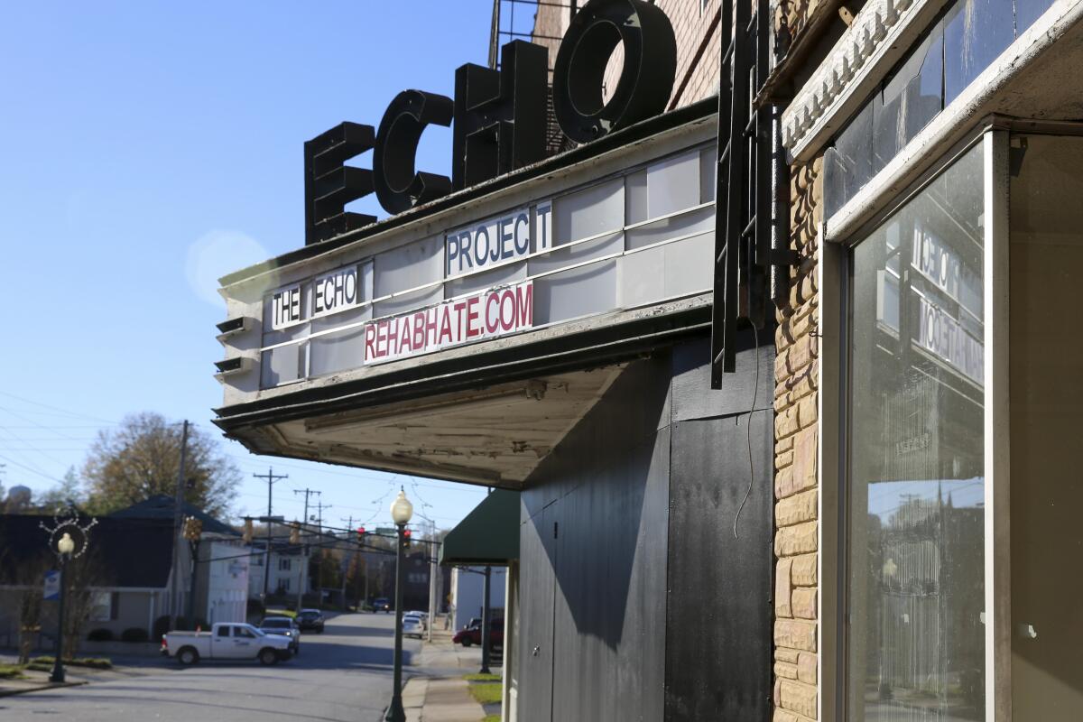 The Echo Theater in Laurens, S. C. 