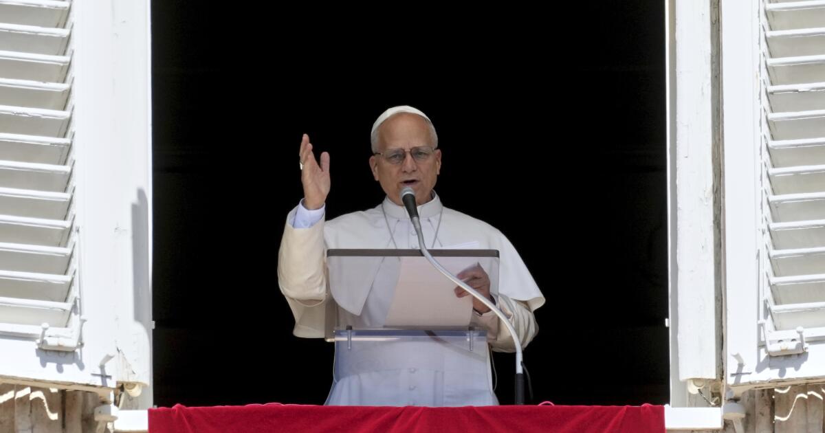 Pope Leo calls for end to 'pandemic of arms' as he prays for victims of Minnesota school shooting