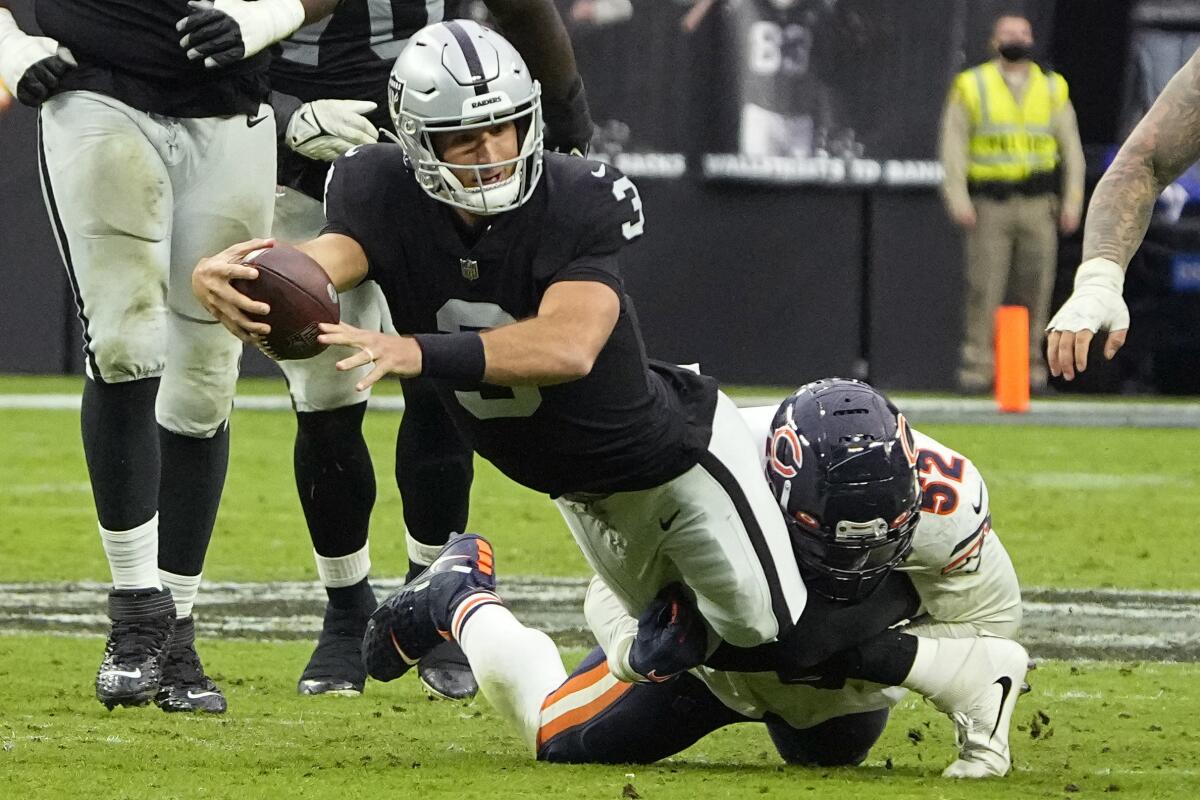 Bears to play against 49ers without linebacker Khalil Mack - The San Diego  Union-Tribune