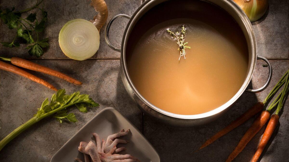 Chicken stock.