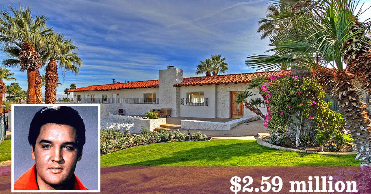 Onetime Elvis Presley home in Palm Springs to be auctioned - Los ...