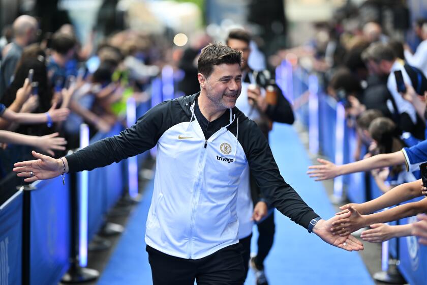 LONDON, ENGLAND - MAY 19: Mauricio Pochettino, Manager of Chelsea, arrives at the stadium prior to the Premier League match between Chelsea FC and AFC Bournemouth at Stamford Bridge on May 19, 2024 in London, England. (Photo by Dan Mullan/Getty Images)