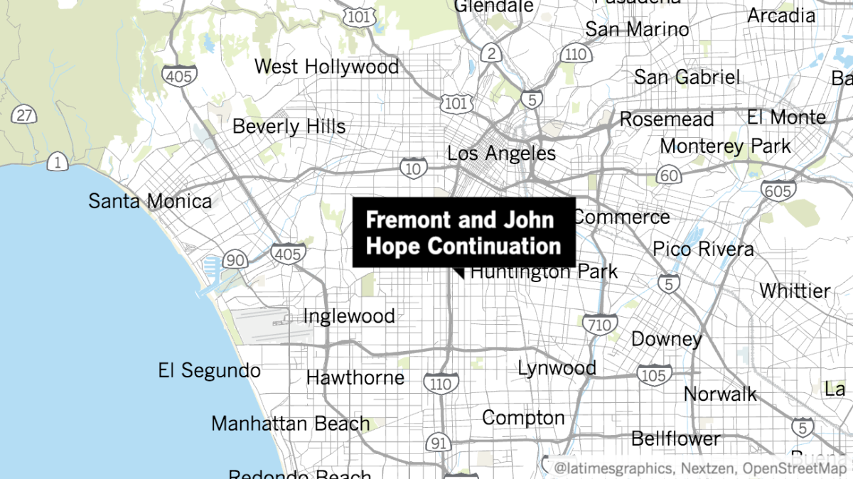 Fremont High School on San Pedro Street and John Hope Continuation High School on Towne Avenue were on lockdown Thursday morning.