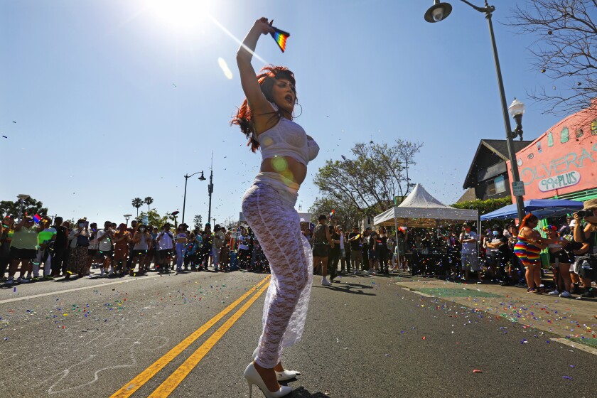 Vivenne Vita at Orgullo Fest in Boyle Heights
