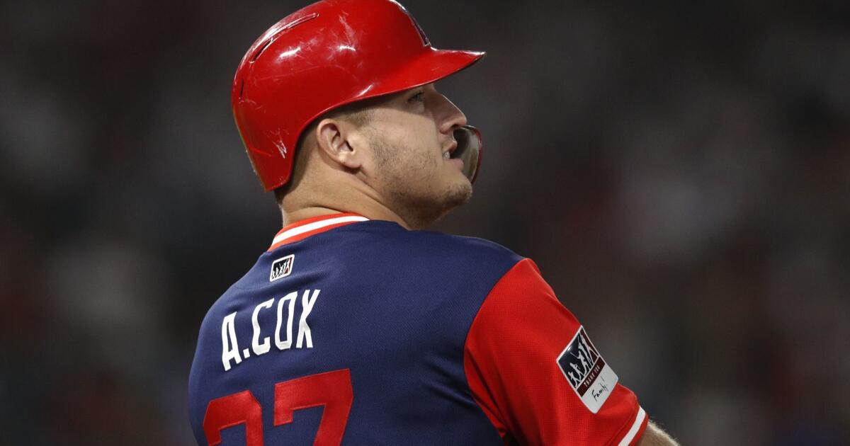 Trout honors late brother-in-law with new Players' Weekend nickname