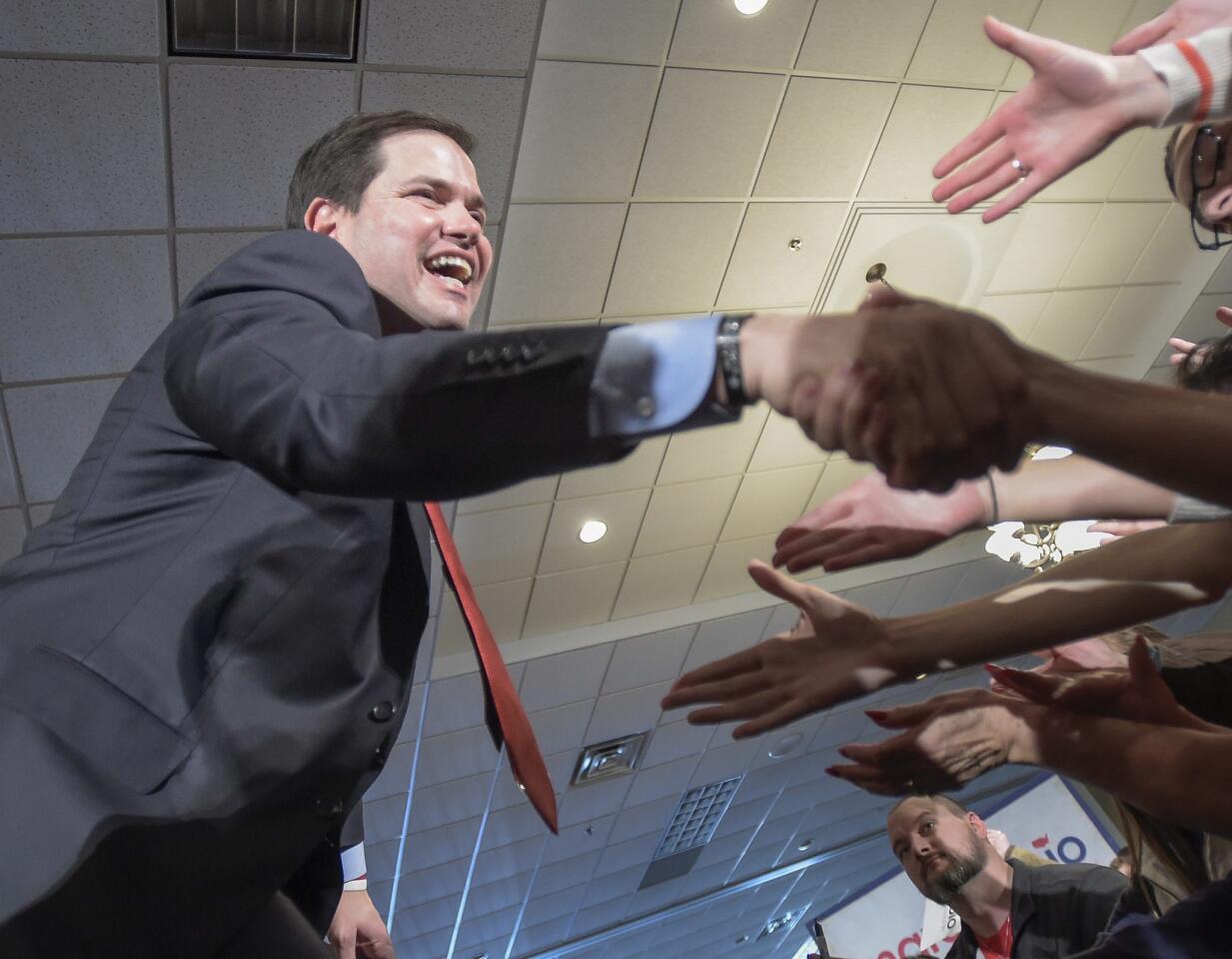 Sen. Marco Rubio campaigns in Minnesota