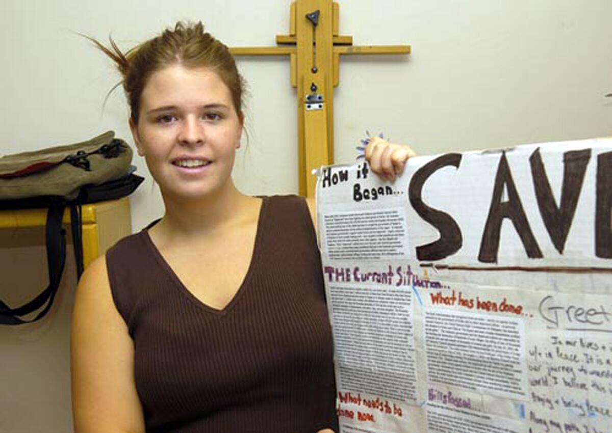 Kayla Mueller in May 2013.