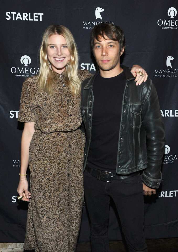 Dree Hemingway and writer-director Sean Baker attend the "Starlet" after-party.