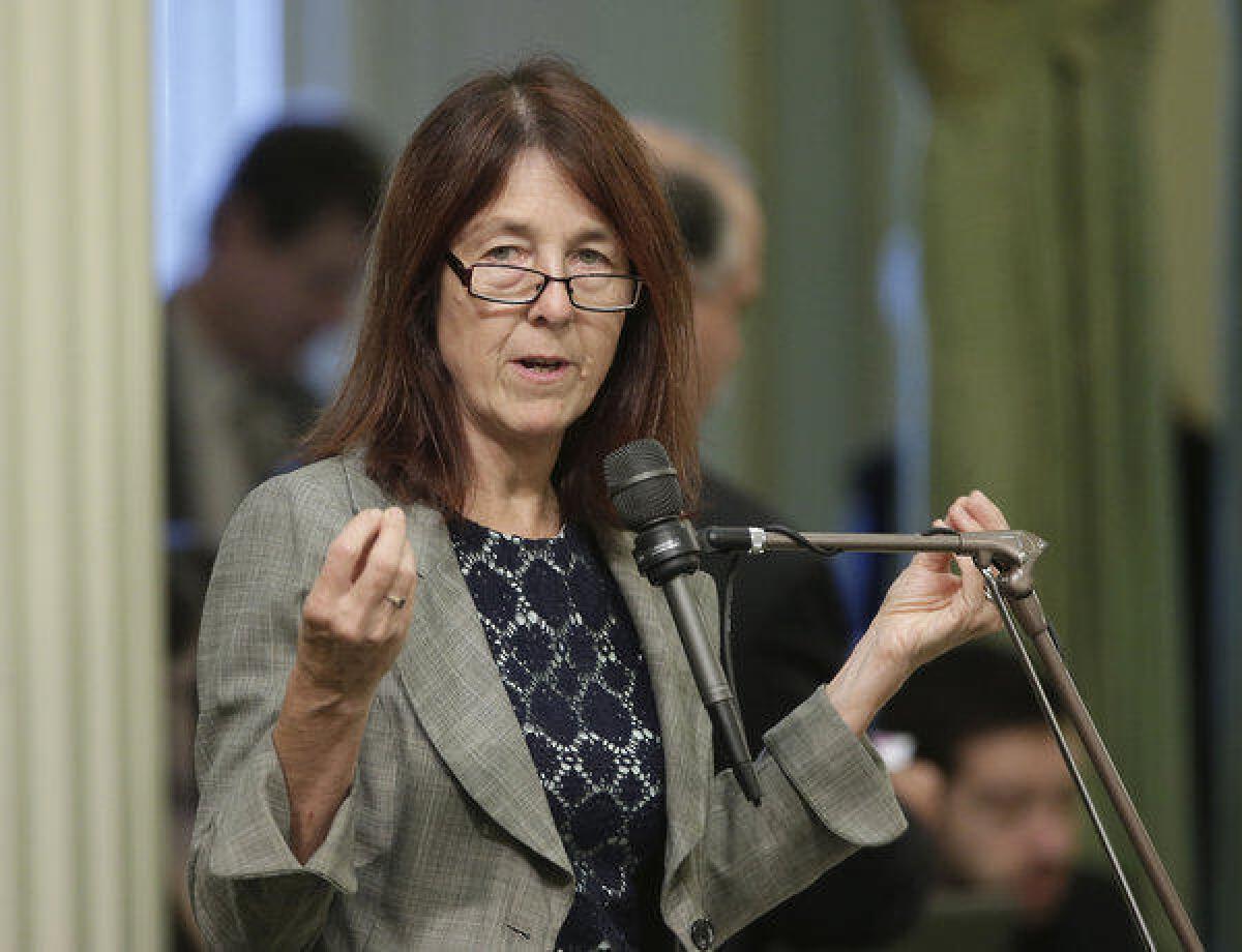 Assembly Budget Chair Nancy Skinner (D-Berkeley), pictured here speaking on the Assembly floor, said there will be more funding for preschool and child care in the budget.