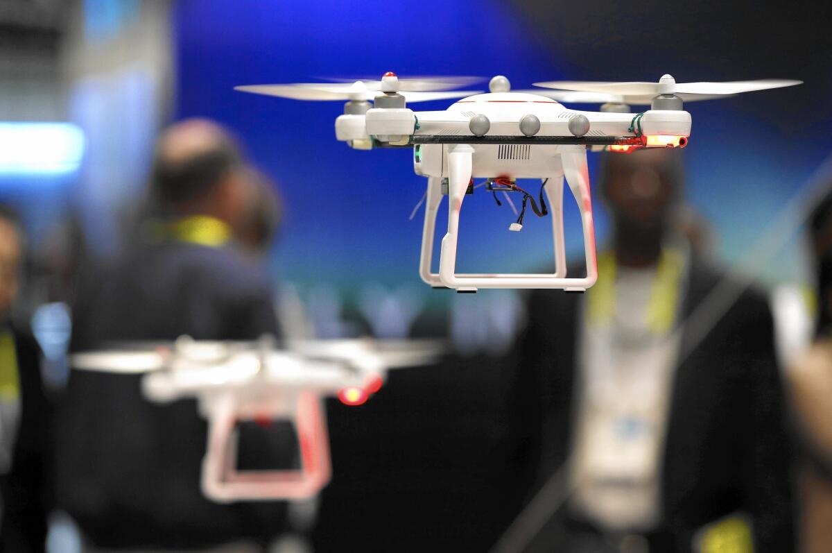 Drones were everywhere at CES last year. The most common use of quad-copters is to strap on GoPro cameras and shoot video in the sky.