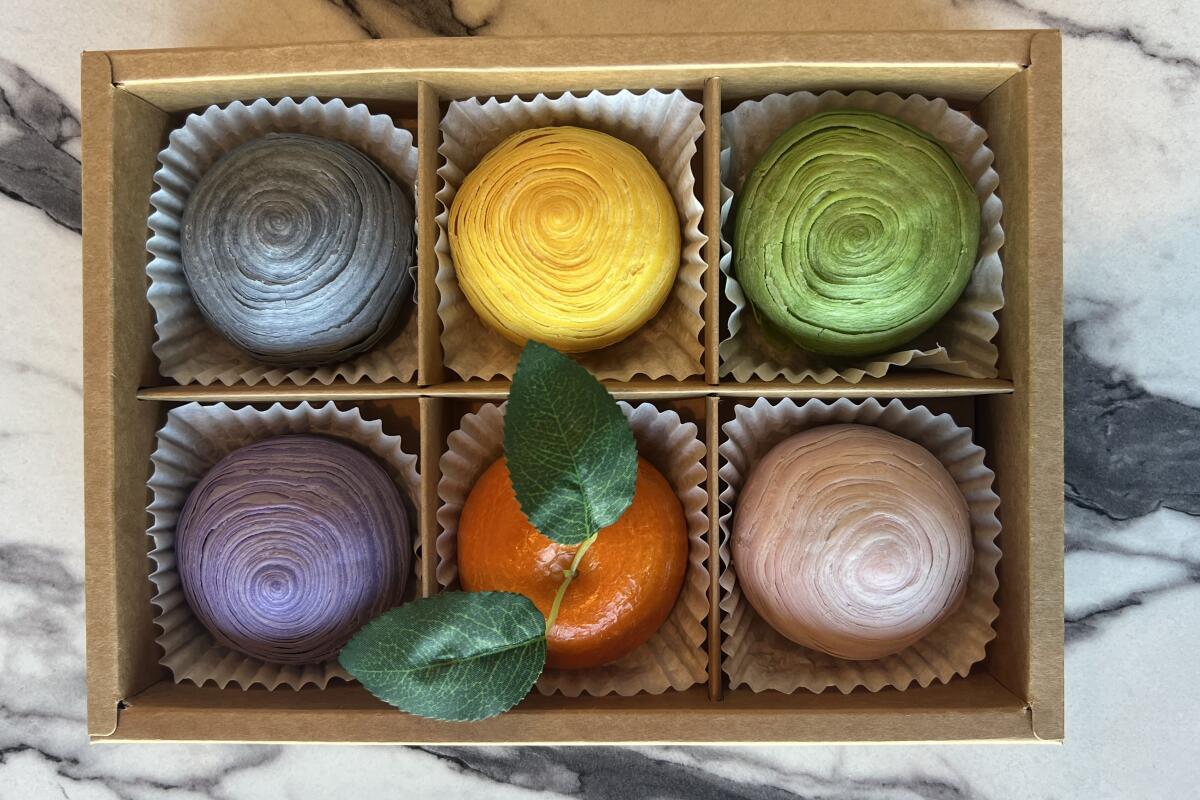 A box of mooncakes