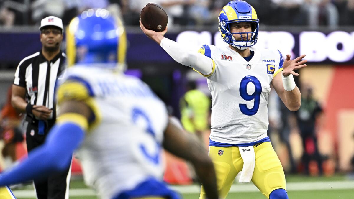 Matthew Stafford got Super Bowl win Rams thought he could deliver - Los  Angeles Times