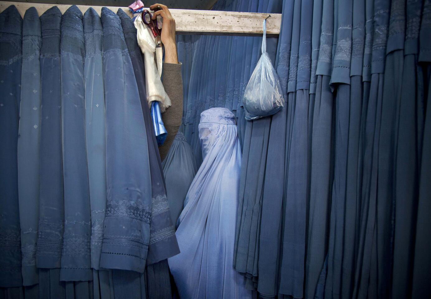 Burka changing room