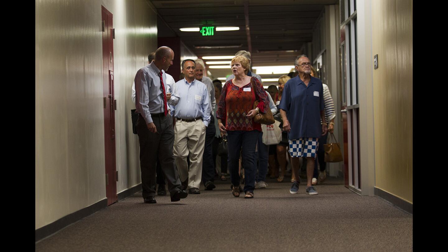 Photo Gallery: Class of 1967 tours Estancia High School