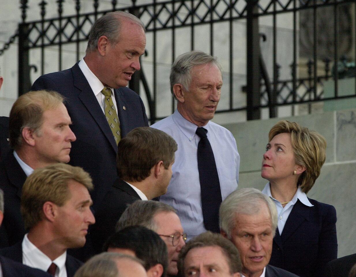 Thompson, Jeffords, Clinton | 2001