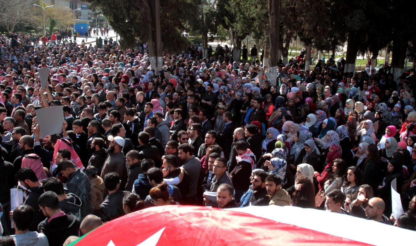 Jordanians rally