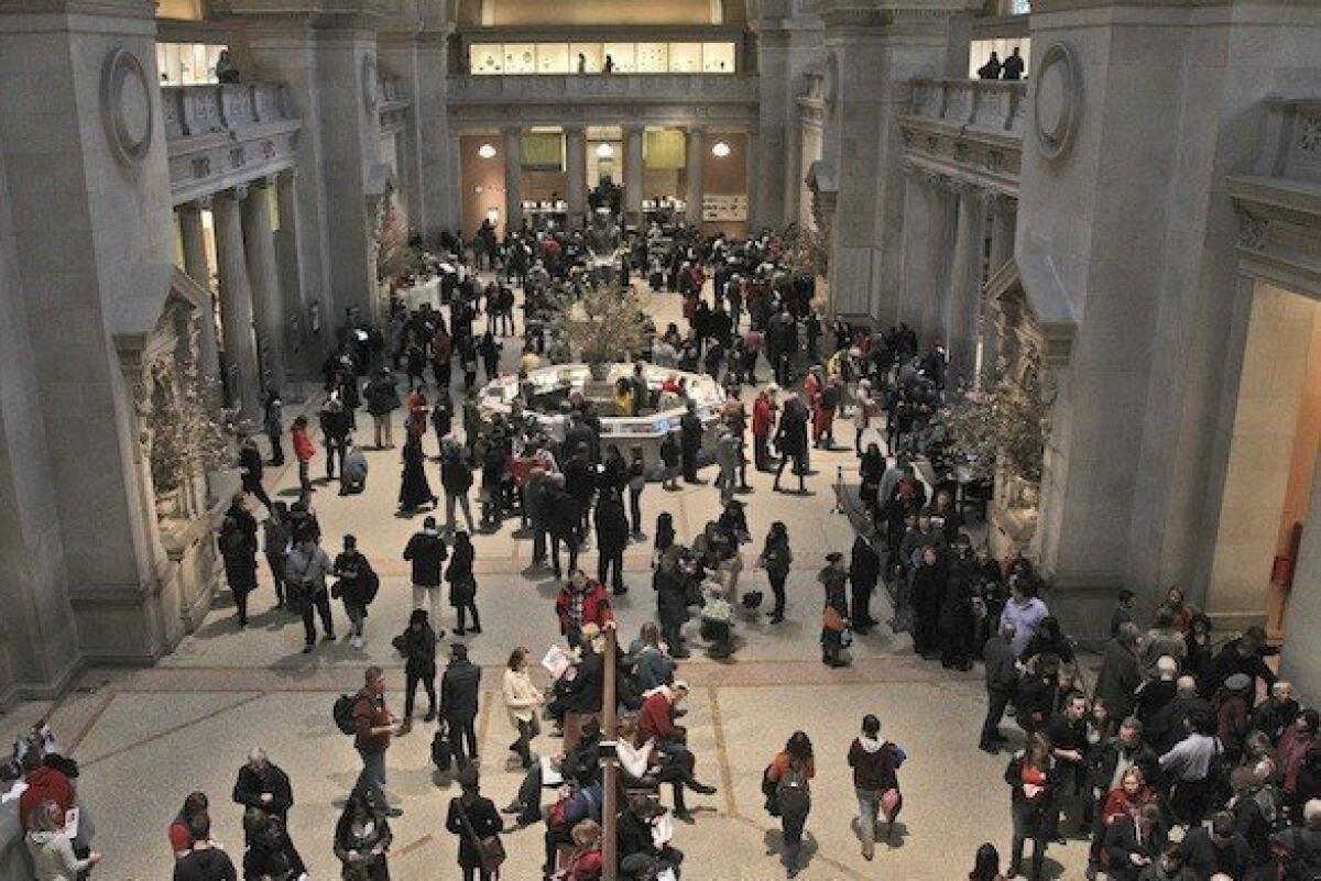 Visitors at the Metropolitan Museum of Art in New York City, one of the sites affiliated with the Museums on Us program.