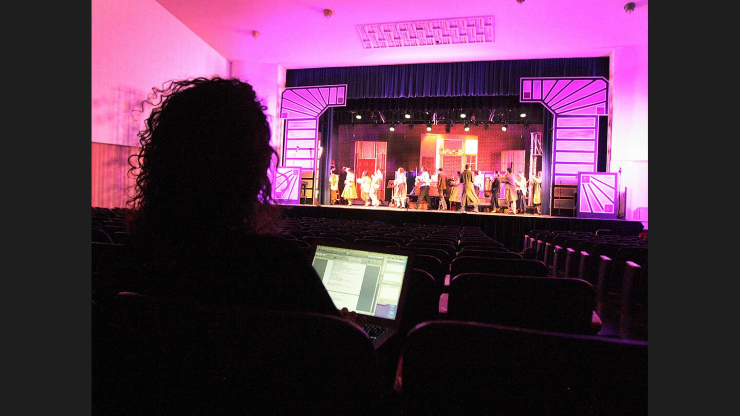 Photo Gallery: New Burbank High theater director prepares students for first show