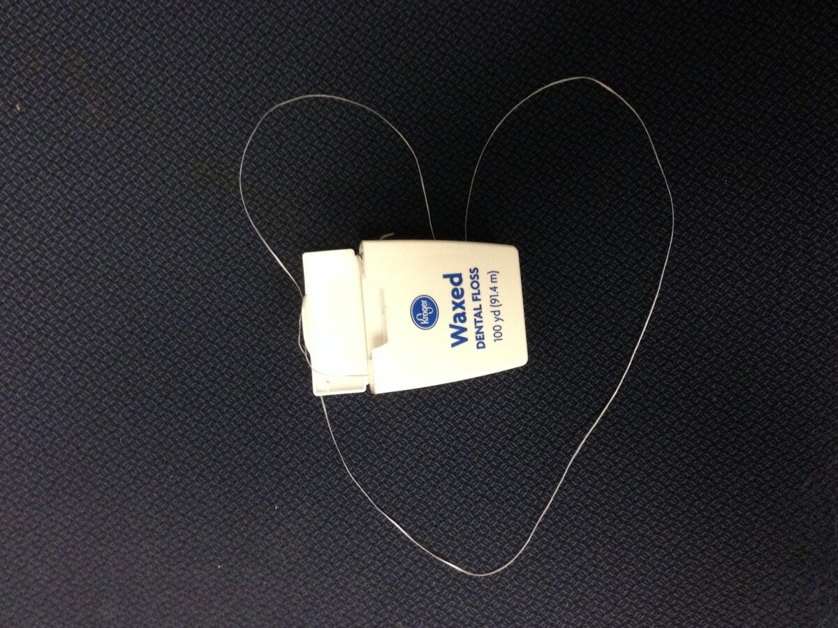 Hygiene or help with a problem, dental floss almost always comes in handy.